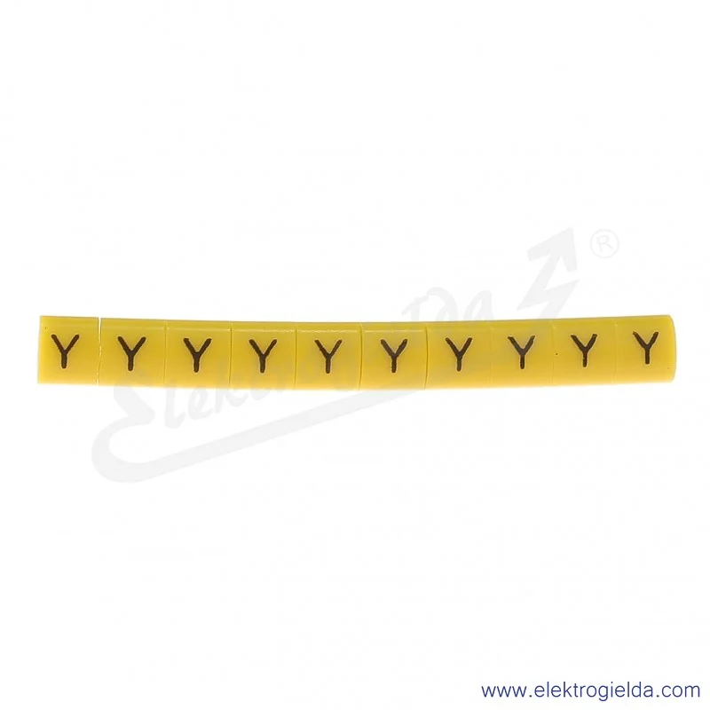 Oznacznik opisowy E04ZP-01020104700, OZ 0 *Y*, ż&oacute;łty, 100szt