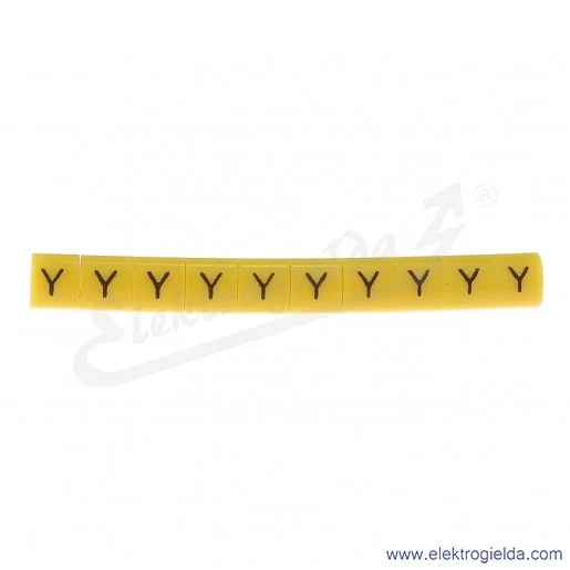 Oznacznik opisowy E04ZP-01020104700, OZ 0 *Y*, ż&oacute;łty, 100szt