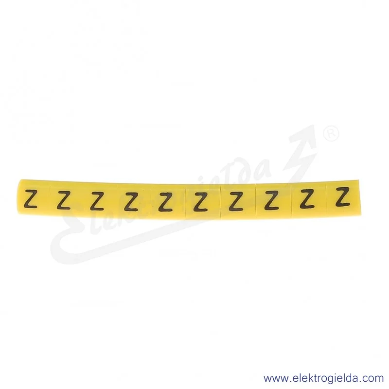 Oznacznik opisowy E04ZP-01020104800, OZ 0 *Z*, ż&oacute;łty, 100szt