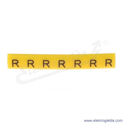 Oznacznik opisowy E04ZP-01020104000, OZ 0 *R*, żółty, 100szt