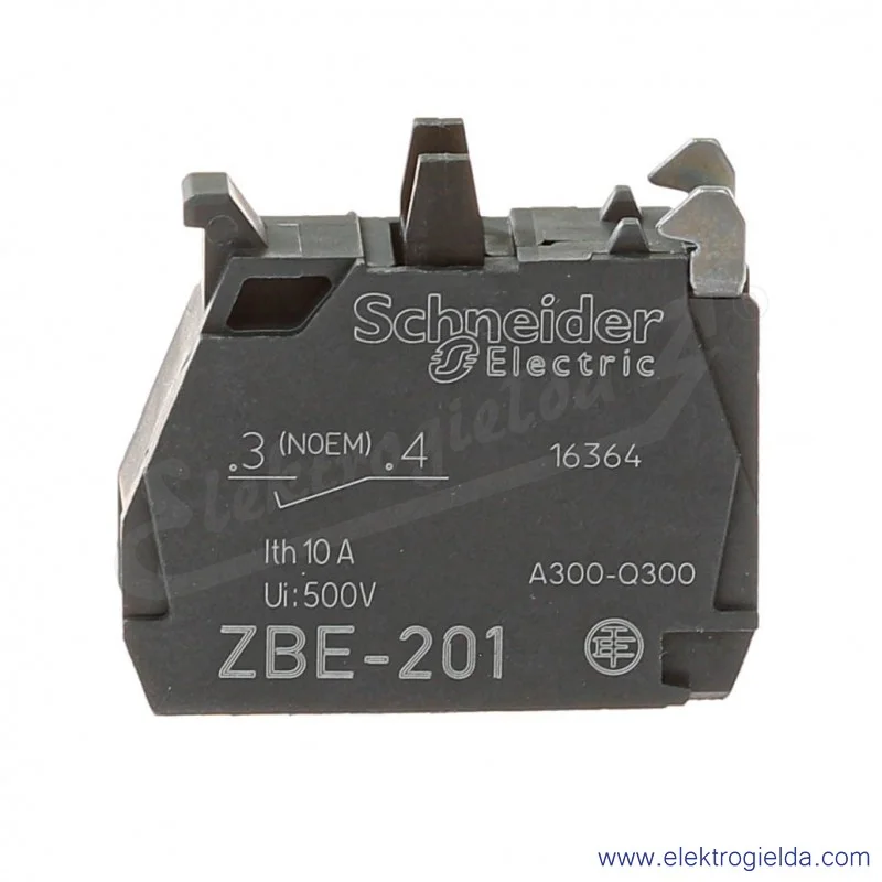 Styk wyprzedzający ZBE201 zwierny 1NO