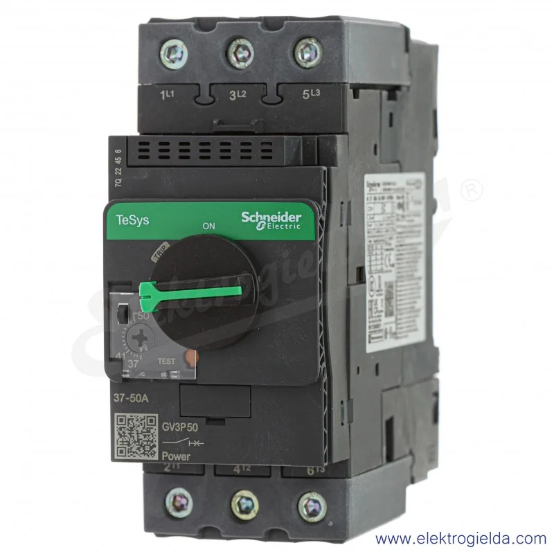 Wyłącznik silnikowy GV3P50 37...50A 50kA