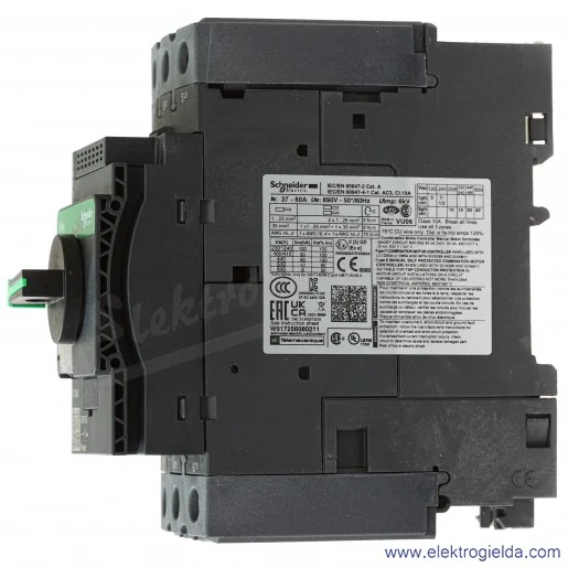 Wyłącznik silnikowy GV3P50 37...50A 50kA