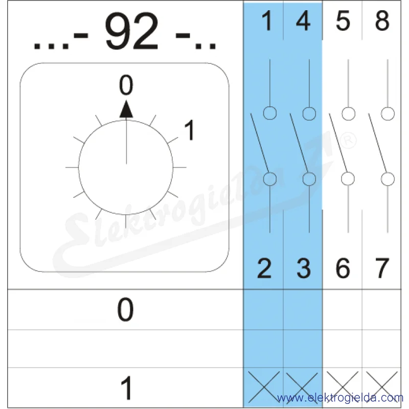 Schemat łączenia 4G25-92-PKS6