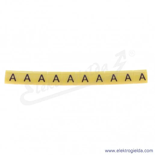 Oznacznik opisowy E04ZP-01020202200, OZ 1 *A*, żółty, 100szt