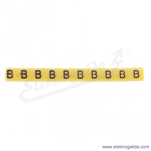 Oznacznik opisowy E04ZP-01020202300, OZ 1 *B*, żółty, 100szt