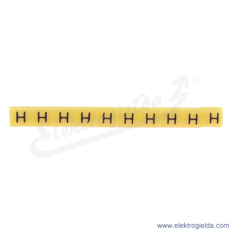 Oznacznik opisowy E04ZP-01020202900, OZ 1 *H*, żółty, 100szt