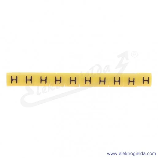 Oznacznik opisowy E04ZP-01020202900, OZ 1 *H*, żółty, 100szt