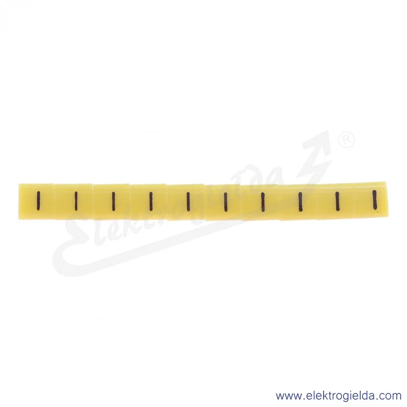 Oznacznik opisowy E04ZP-01020203000, OZ 1 *I*, żółty, 100szt