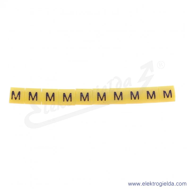 Oznacznik opisowy E04ZP-01020203500, OZ 1 *M*, żółty, 100szt