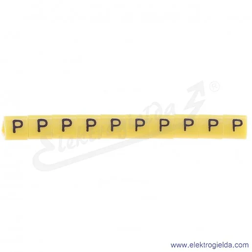 Oznacznik opisowy E04ZP-01020203800, OZ 1 *P*, żółty, 100szt