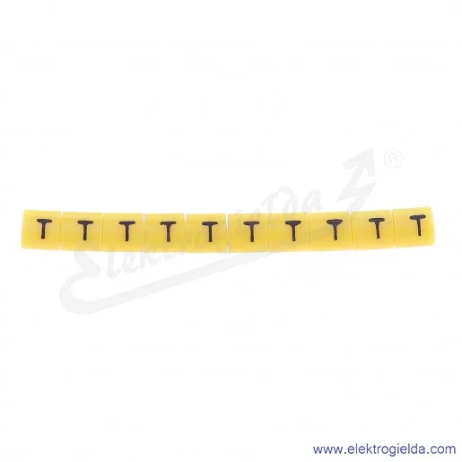 Oznacznik opisowy E04ZP-01020204200, OZ 1 *T*, żółty, 100szt
