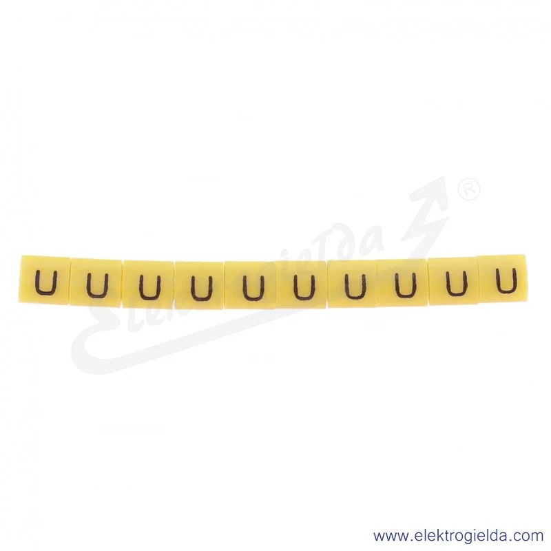 Oznacznik opisowy E04ZP-01020204300, OZ 1 *U*, żółty, 100szt