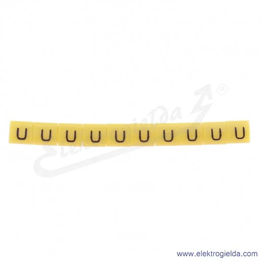 Oznacznik opisowy E04ZP-01020204300, OZ 1 *U*, żółty, 100szt