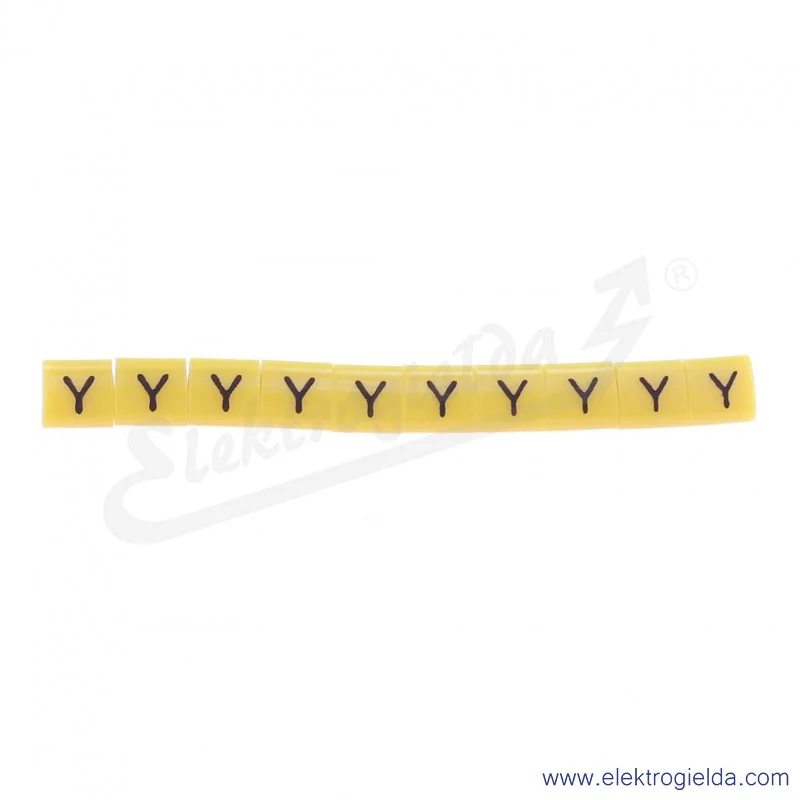 Oznacznik opisowy E04ZP-01020204700, OZ 1 *Y*, ż&oacute;łty, 100szt