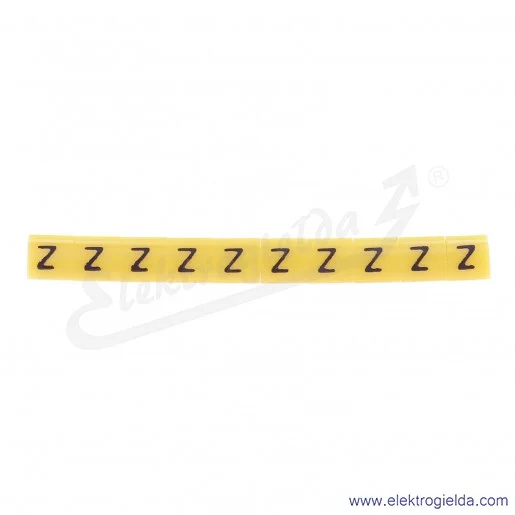 Oznacznik opisowy E04ZP-01020204800, OZ 1 *Z*, żółty, 100szt