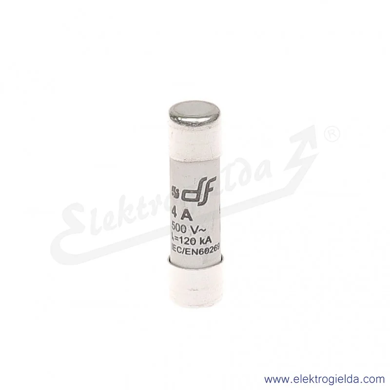 Wkładka bezpiecznikowa 10X38 4A gG 500V