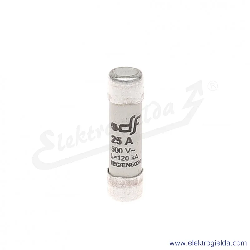Wkładka bezpiecznikowa 10X38 2A gG 500V
