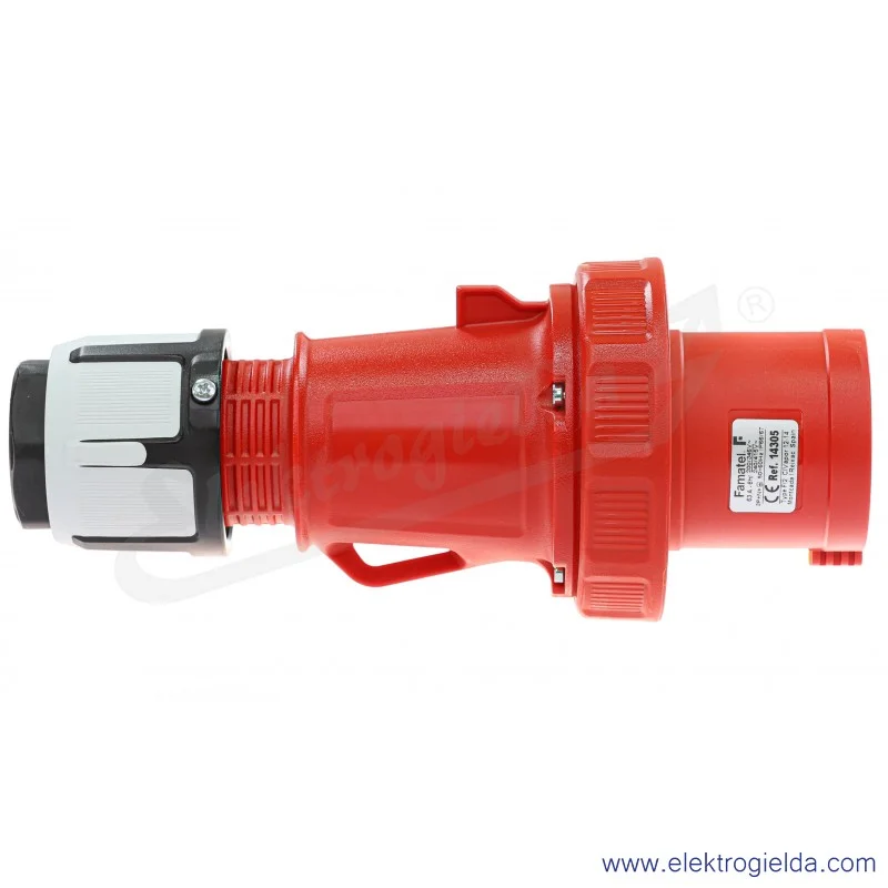 Wtyczka 14305, 5X63, 400V, przenośna, IP67