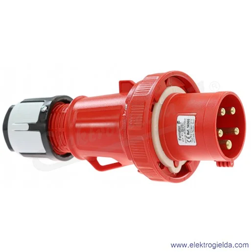 Wtyczka 14305, 5X63, 400V, przenośna, IP67
