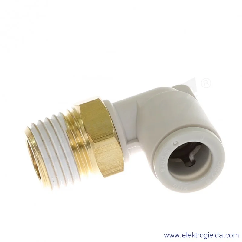 Złączka kątowa KQ2L08-02AS G1/4  FI8