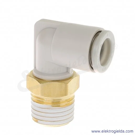 Złączka kątowa KQ2L08-02AS G1/4  FI8