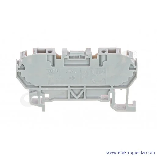 Złączka D2.5/5.2L szara sprężynowa