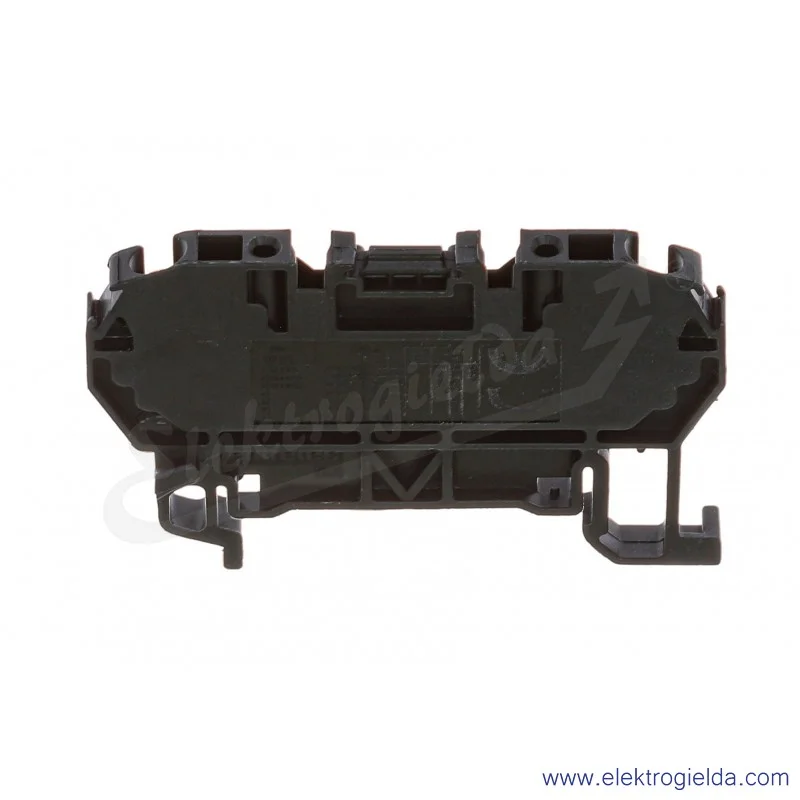 Złączka D2.5/5.2L czarna sprężynowa