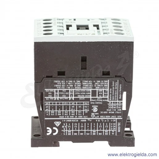 Stycznik DILM7-10-EA(230V50HZ,240V60HZ) 3P+1NO 3kW 7A Us 230VAC