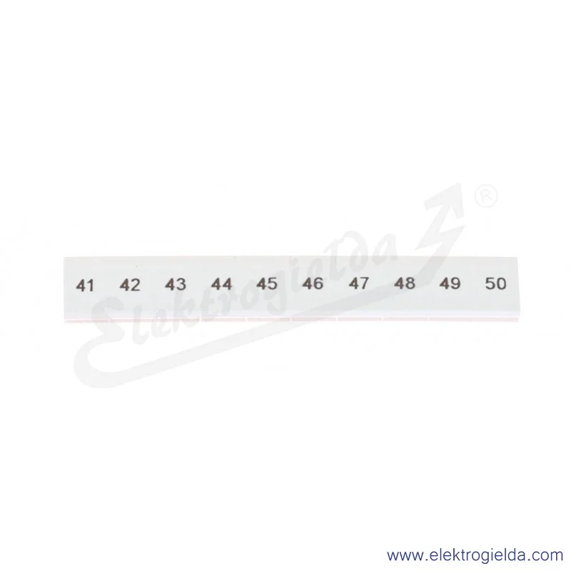 Oznacznik opisowy 1051016:0041, ZB 6,LGS: 41-50, pasek