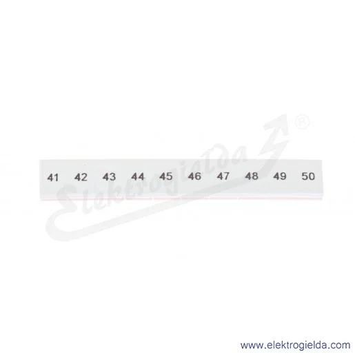 Oznacznik opisowy 1051016:0041, ZB 6,LGS: 41-50, pasek