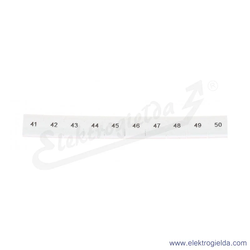 Oznacznik opisowy 1052015:0041, ZB 8, LGS: 41-50, pasek