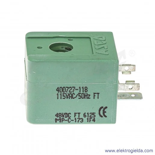 Cewka 400727-118 CM25-5, 6.9W, 115VAC/48VDC FT
