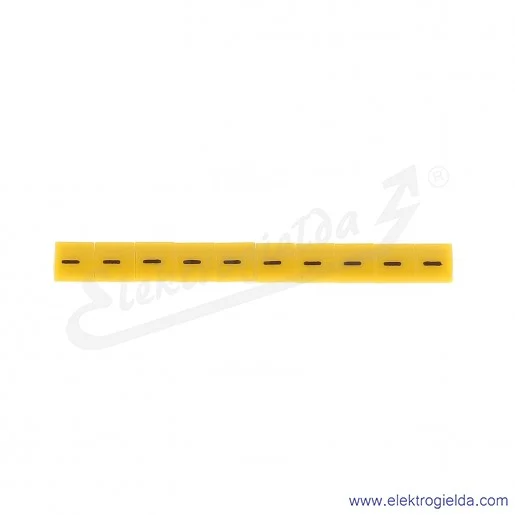 Oznacznik opisowy E04ZP-01020205100, OZ 1 *-*, żółty, 100szt