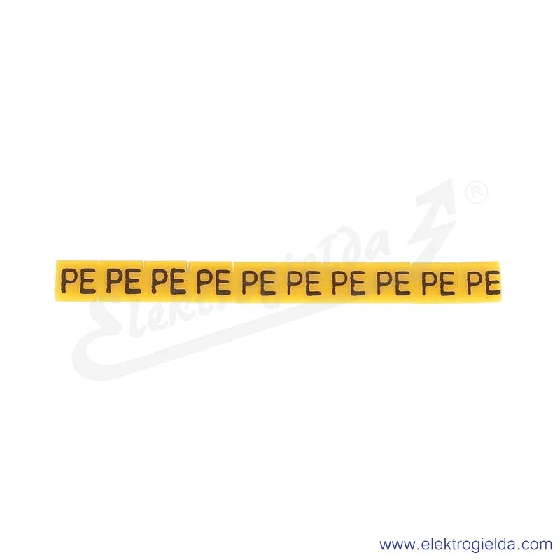Oznacznik opisowy E04ZP-01020206300, OZ 1 *PE*, żółty, 100szt