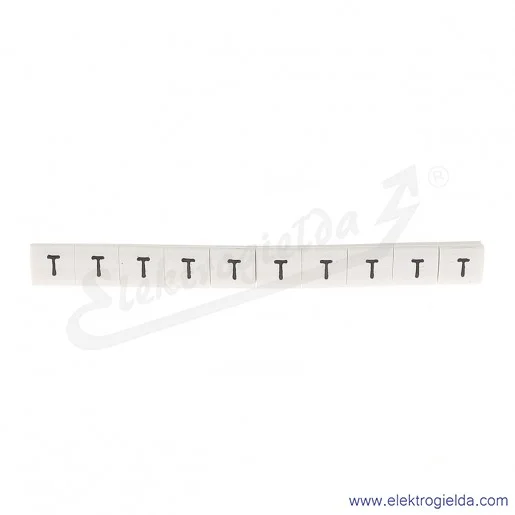 Oznacznik opisowy R34RR-02050205300, EZ-6B *T*, biały, 100szt