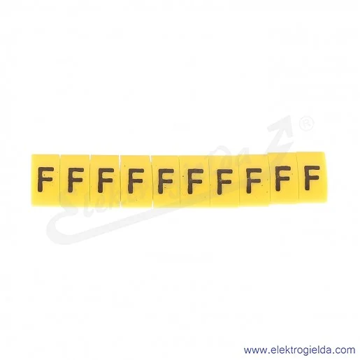 Oznacznik opisowy E04ZP-01020501600, OZ 3 *F*, żółty, 100szt