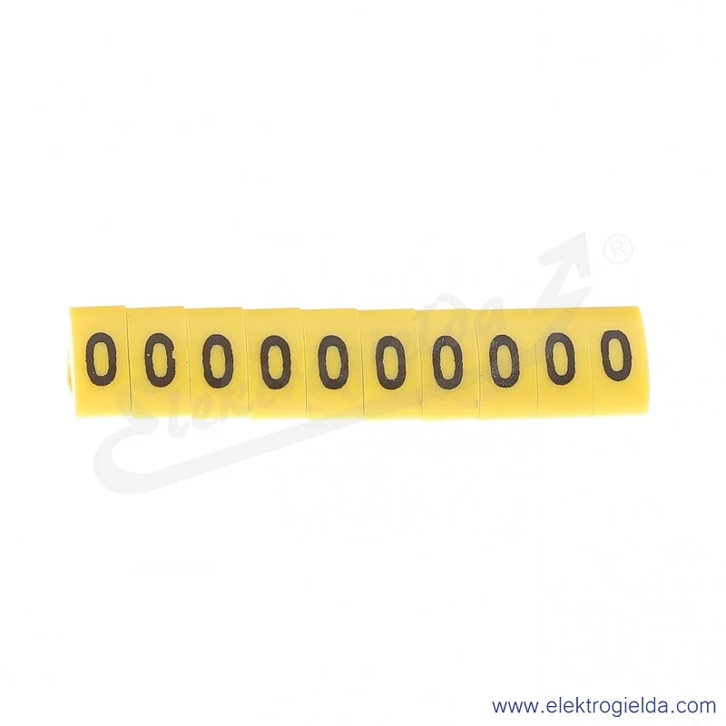 Oznacznik opisowy E04ZP-01020502600 OZ 3 *0*, żółty, 100szt
