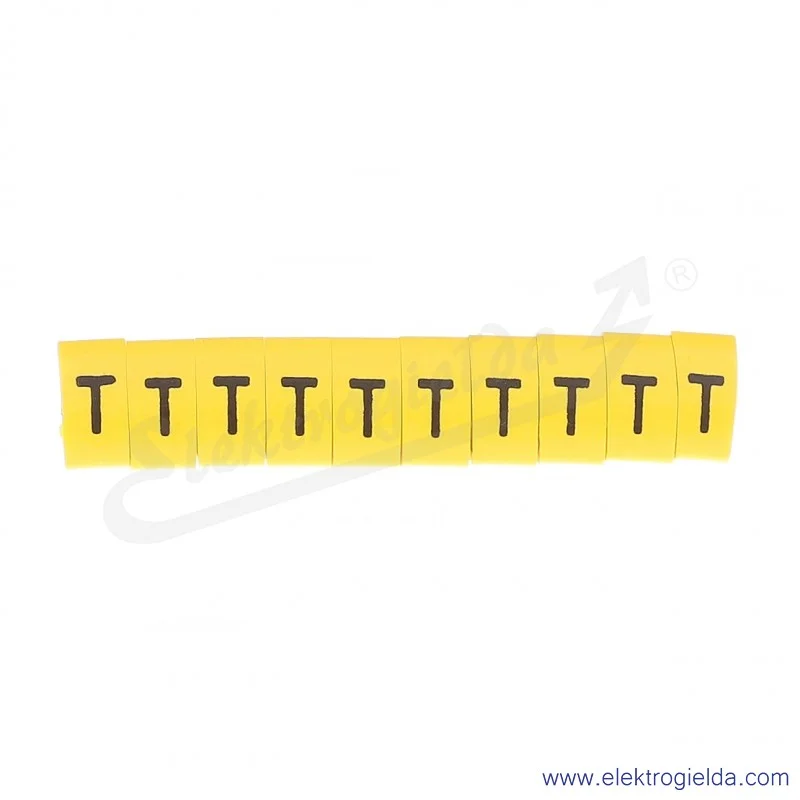 Oznacznik opisowy E04ZP-01020503100, OZ 3 *T*, żółty, 100szt