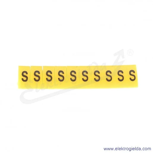 Oznacznik opisowy E04ZP-01020503000, OZ 3 *S*, żółty, 100szt