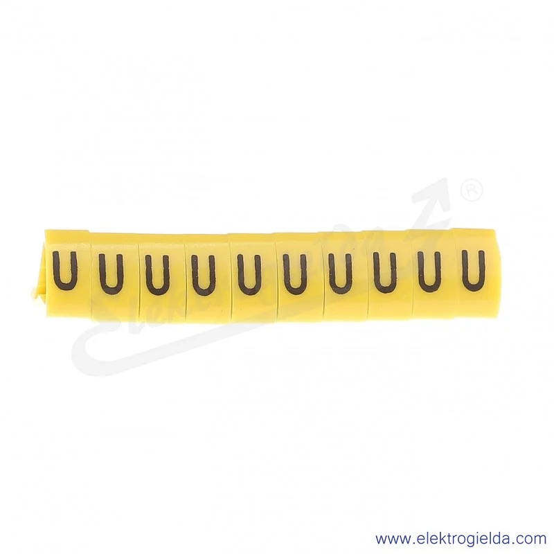 Oznacznik opisowy E04ZP-01020503200, OZ 3 *U*, żółty, 100szt