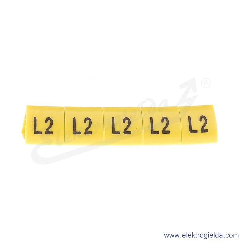 Oznacznik opisowy E04ZP-01020504800, OZ 3 *L2*, żółty, 100szt