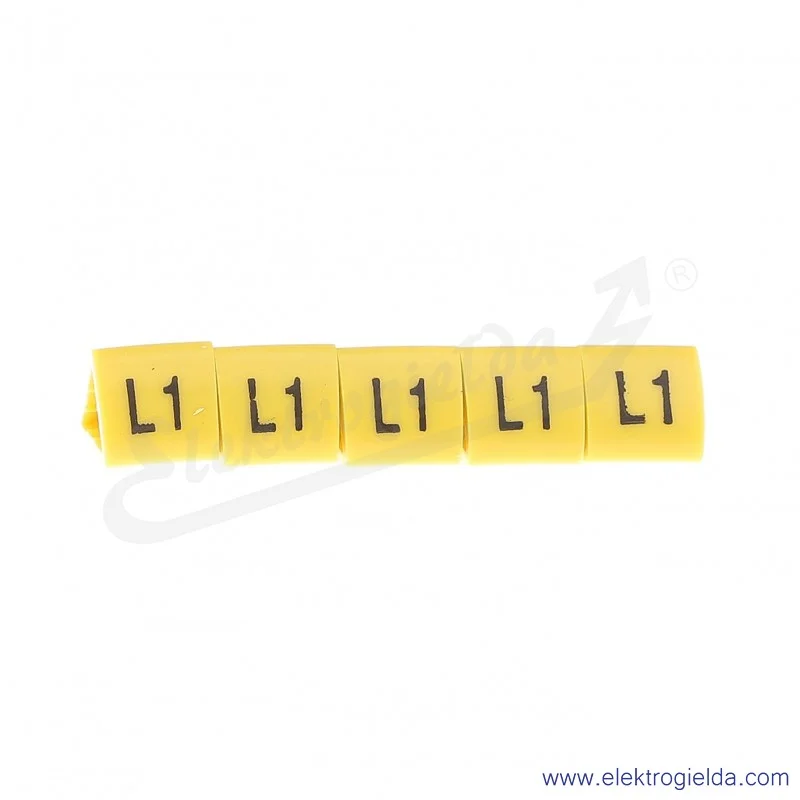 Oznacznik opisowy E04ZP-01020504700, OZ 3 *L1*, żółty, 100szt