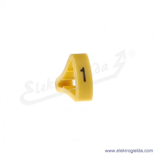 Oznacznik opisowy E04ZP-01020600200, OZ 4 *1*, żółty, 100szt