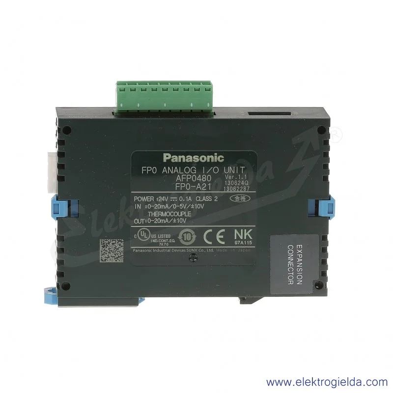 Moduł wejść-wyjść FP0-A21 analogowych