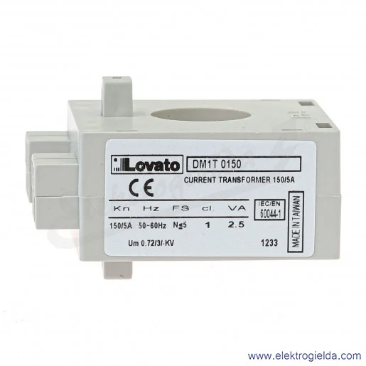 Przekładnik prądowy DM1T0150, 150/5A