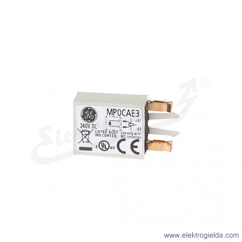 Ogranicznik przepięć MP0CAE3 dioda 6-250VDC do MC0/1/2