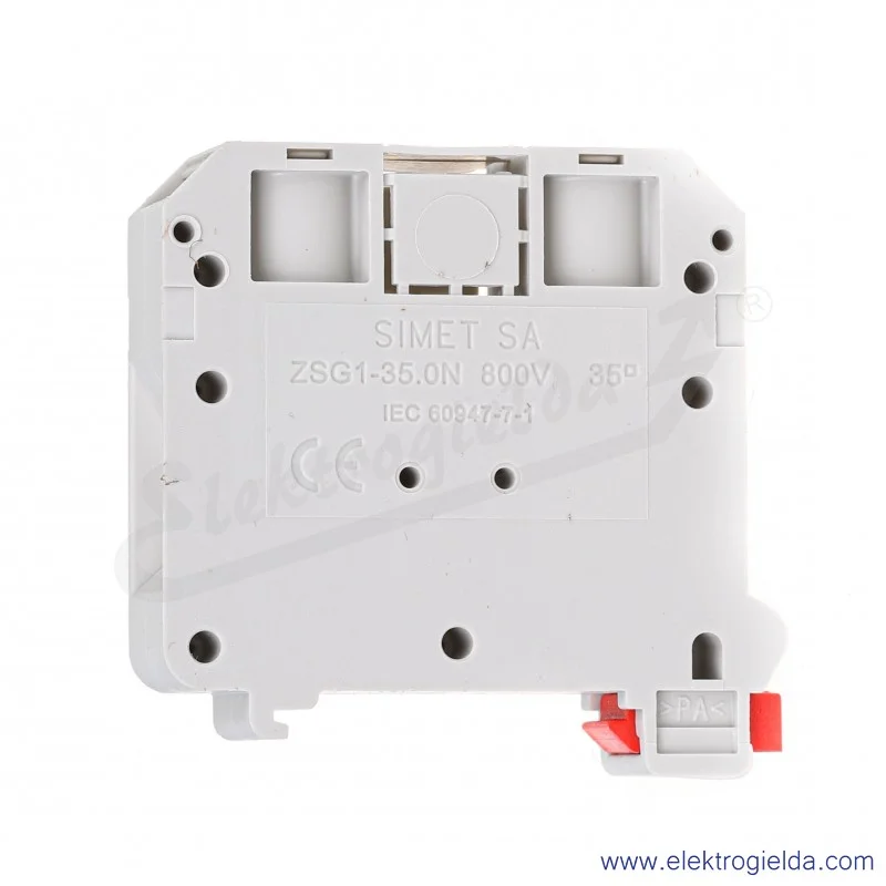 Złączka szynowa 11721312 ZSG1-35,0N szara 35mm2