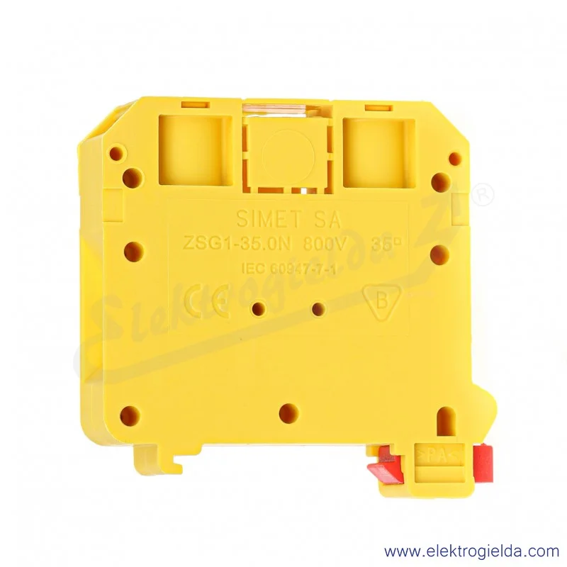 Złączka szynowa 11721314 ZSG1-35,0N ż&oacute;łta 35mm2