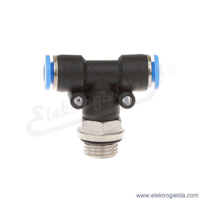 Trójnik z tworzywa typu T G1/4 + 2x FI6